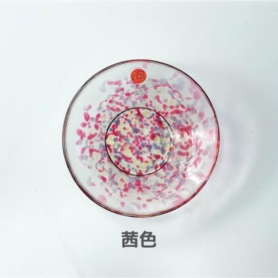 津軽びいどろ　豆皿　17種類 津軽びいどろ 色色豆皿 ねぶた夜祭 | カラフルな色合いが