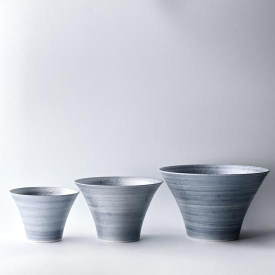 【新品】波佐見焼　いれこ碗　４点セット　ラスターグレー 波佐見焼 いれこ碗 中 通販 - ディノス