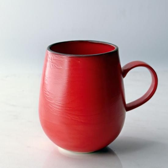 ボルドーマグ |ワイングラス型マグカップ|波佐見焼 - 梅陶器