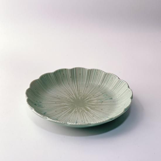 足利 Ashiaga 菊型取皿（全3カラー） | 伝統柄の十草模様 | 美濃