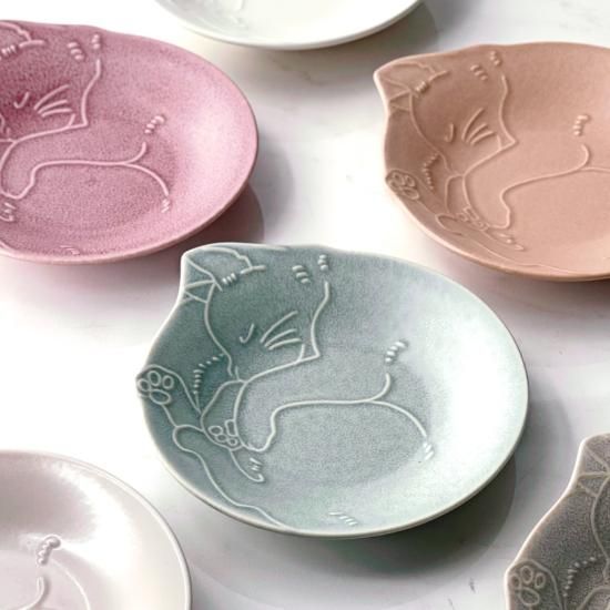 ミシャコシャ　mizacosha プレート(猫) ミシャコシャ - 大阪谷6うつわといろいろ22家