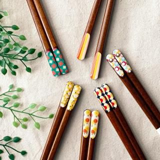 sepia-レトロデザイン箸 若狭塗 - 梅陶器