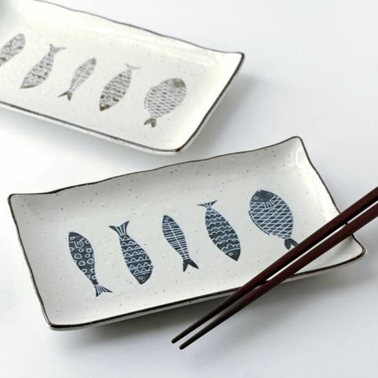 魚器-トットキ-焼物皿 | おしゃれな和食器 - 梅陶器