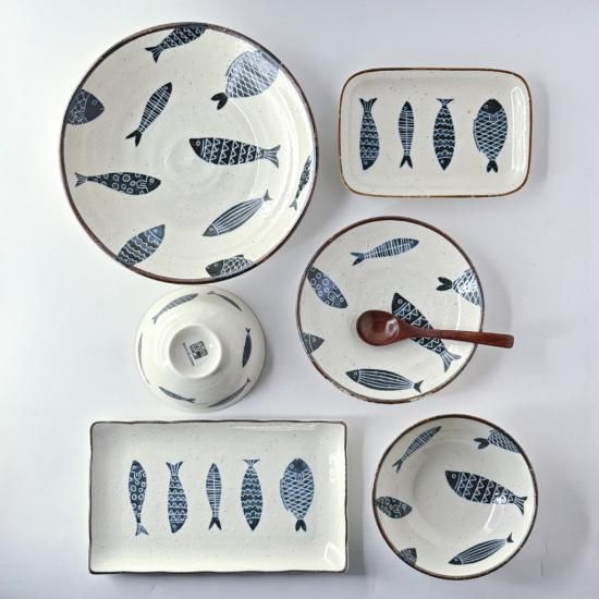 魚器-トットキ-焼物皿 | おしゃれな和食器 - 梅陶器