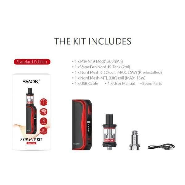 ����å� Smok Priv N19 30W �ݡ����֥륭 