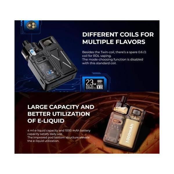 Uwell ���饦�� Crown M �ݥåɥ�åɥ��å� 1000mAh �桼������