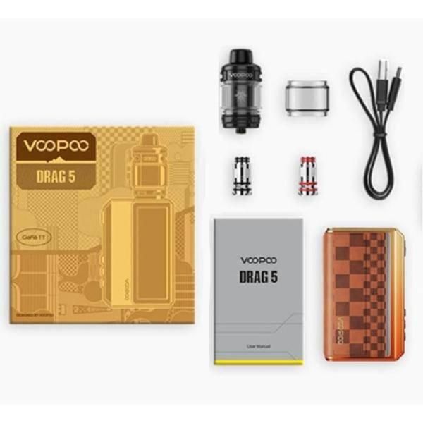 Voopoo Drag 5 �֡��ס� �ɥ�å�5 177W ���� ���å� vape Ufor �֥�å�