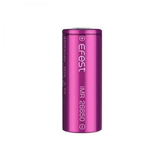 �����ե����� Efest IMR 26650 4200mAh 50A �ե�åȥȥå�   2������