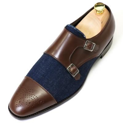 Denew デニムコンビシューズ 6.5/デニュー シングルモンクストラップ Denew デニムコンビシューズ 6.5/デニュー シングルモンクストラップ