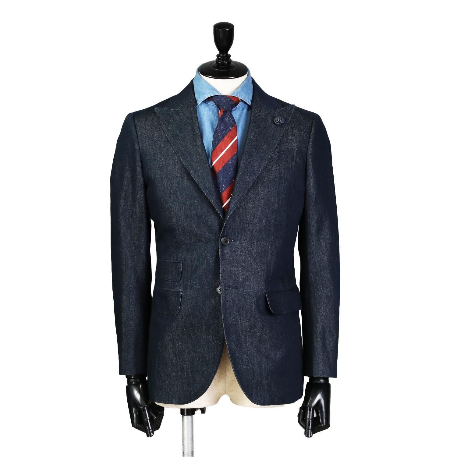 国産デニム 日本製デニム シルクデニムスーツ Silk デニムスーツ専門店 Denew デニュー オンラインショップ 東京 表参道ショールーム 予約制 オーダーデニムスーツ