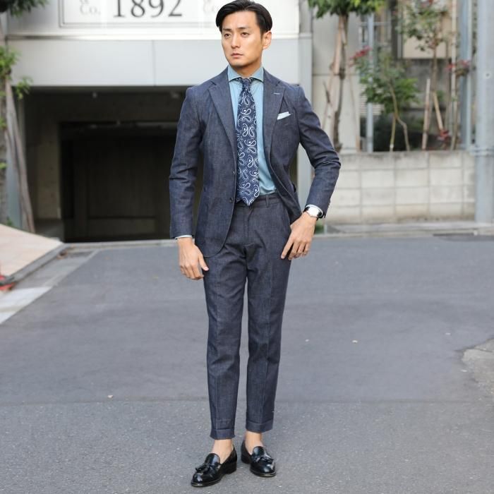 色落ちしないデニムスーツ「CHILDISH DENIM」 - デニムスーツ 色落ちしないデニムスーツ「CHILDISH DENIM」 - デニムスーツ