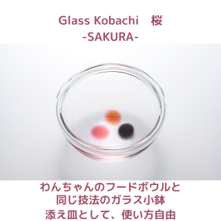 【限定予約販売】ガラス器 /Glass Kobachi / 桜 -SAKURA-