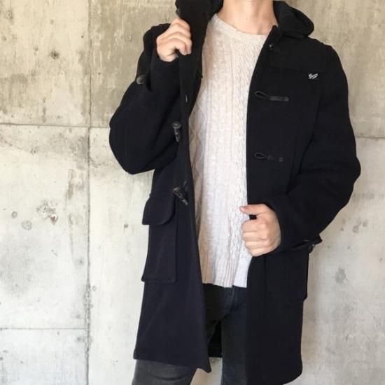 ロング丈 (3512)/ ダッフルコート/ネイビーブラックウォッチ ロング丈 (3512)/ ダッフルコート/ネイビーブラックウォッチ