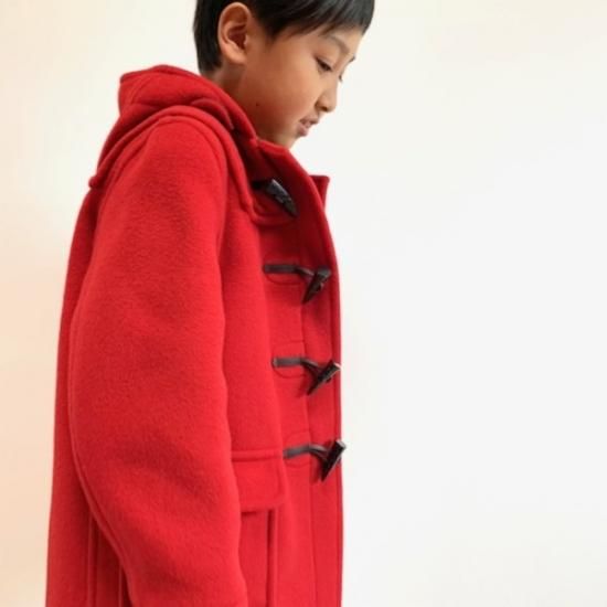 キッズ】913DC/レッド/ ダッフルコート- グローバーオール キッズ】913DC/レッド/ ダッフルコート- グローバーオール