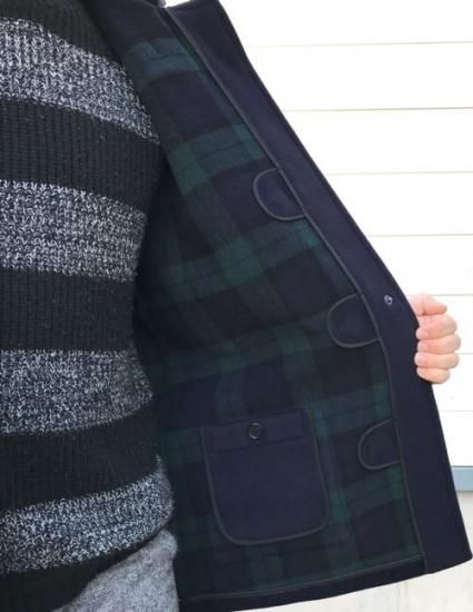 美品!gloverall × SILAS 別注 ダッフルコート M チェック柄