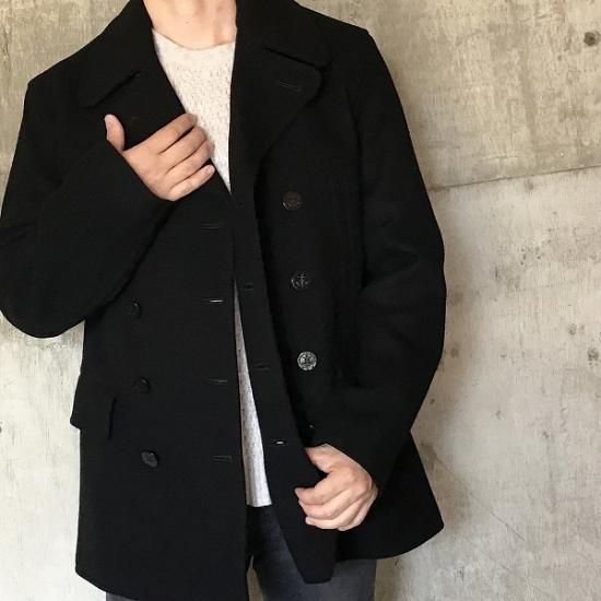 チャーチル(Churcill7690-EM) /ブラック/メンズ ピーコート チャーチル(Churcill7690-EM) /ブラック/メンズ ピーコート