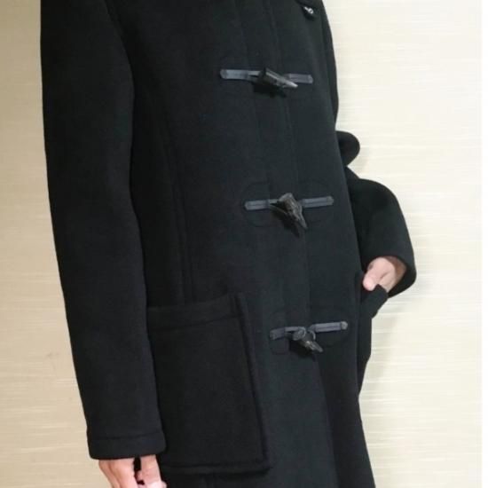 ロング丈 (4330CT)/ブラック/レディース ダッフルコート ロング丈 (4330CT)/ブラック/レディース ダッフルコート