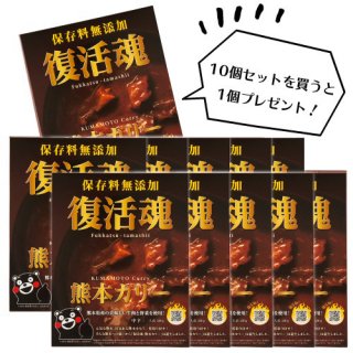 「復活魂・熊本カリー」10個セット（送料無料）