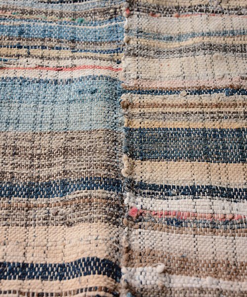 裂き織り 藍染 襤褸 古布 ジャパンヴィンテージ 明治時代 | FUNS 