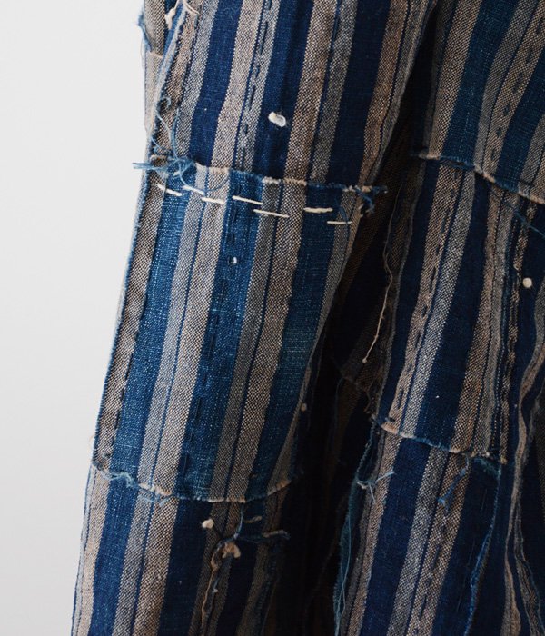 vintage 襤褸 藍染 アイヌ 民族 ストール スカーフ 刺し子 ビンテージ 