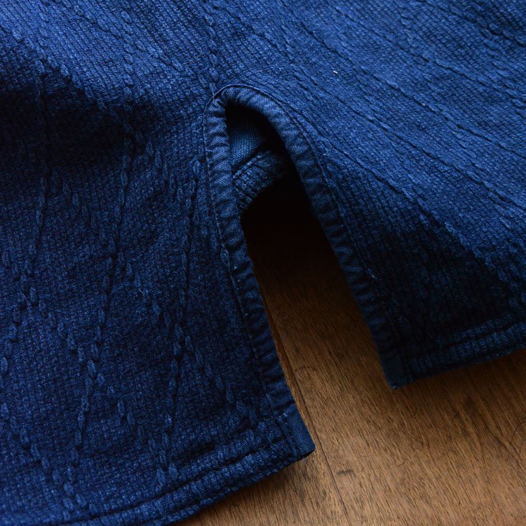 剣道着 藍染 刺し子 漢字 刺繍 二重 日本製 | FUNS | Kendo Jacket 
