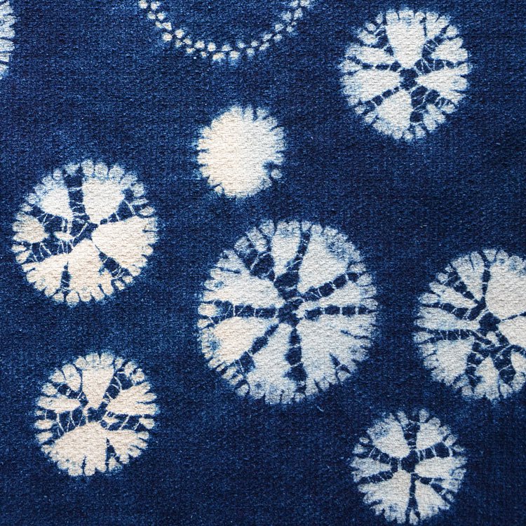 絞り染め 藍染 インディゴ ファブリック 古布 ジャパンヴィンテージ 昭和 平成 | Shibori Fabric Indigo Aizome Cotton Japan Vintage