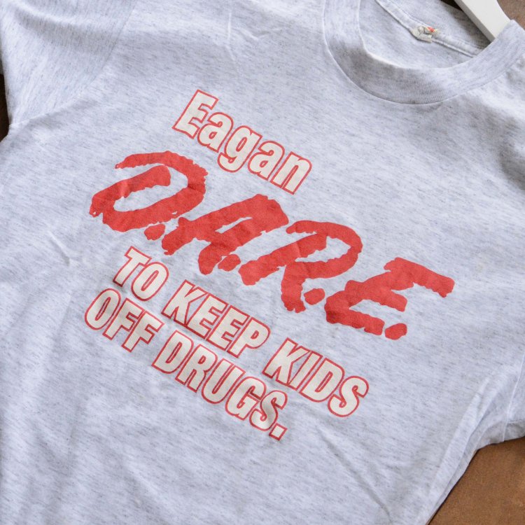 D.A.R.E. ヴィンテージ プリント Tシャツ 霜降り 80年代 アメリカ製 
