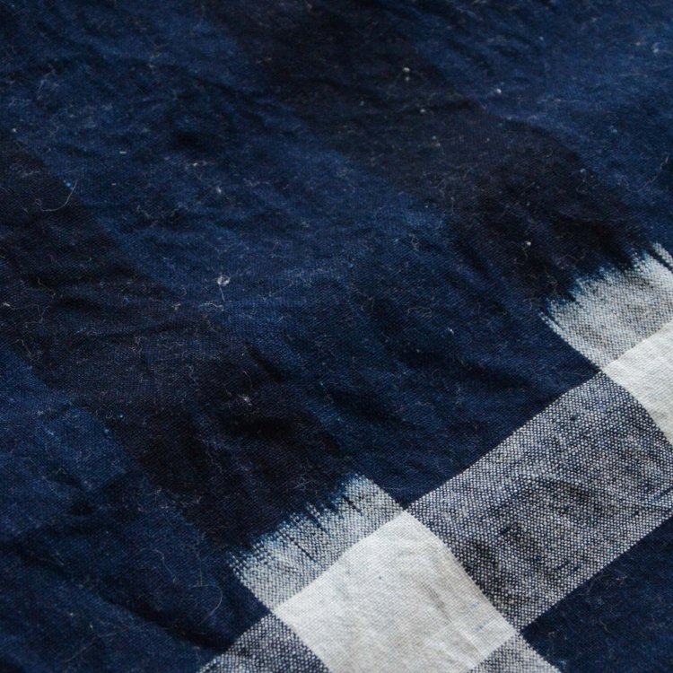 古布 藍染 木綿 布団皮襤褸つぎはぎジャパンヴィンテージファブリック 
