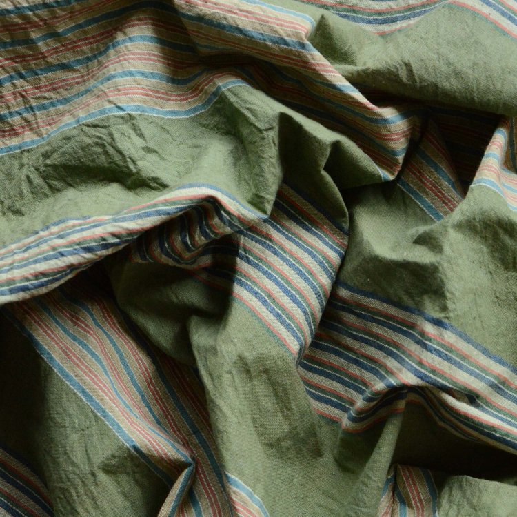  風呂敷 古布 木綿 縞模様 ジャパンヴィンテージ 昭和レトロ ファブリック テキスタイル | Japanese Fabric Cotton Vintage Furoshiki Cloth