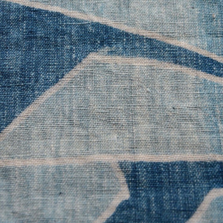 古布 筒描き 藍染 風呂敷 ほどき 端切れ ジャパンヴィンテージ アートファブリック 明治 大正 | FUNS | Tsutsugaki  Japanese Fabric Vintage Indigo