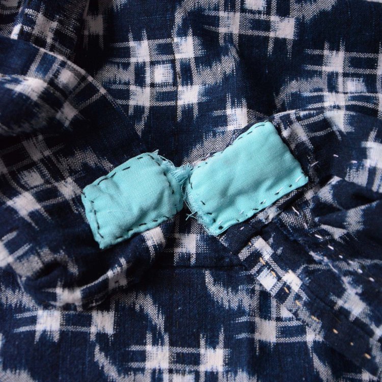 絣 生地 古布 木綿 藍染 ほどき ジャパンヴィンテージ アートファブリック 昭和 | FUNS | Kasuri Fabric Indigo  Japan Vintage Old Cloth