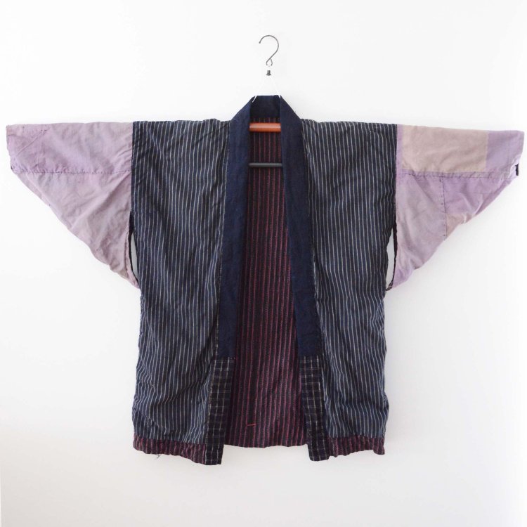野良着 クレイジーパターン 着物 木綿 襤褸 ジャパンヴィンテージ 大正 昭和 | FUNS | Noragi Jacket Crazy  Pattern Kimono Japan Vintage Boro