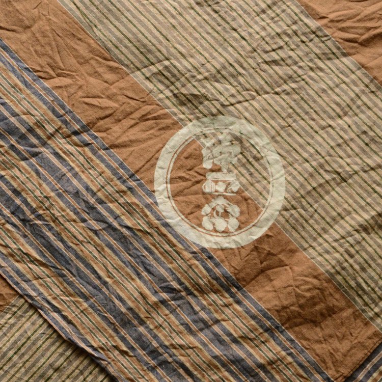 古布 木綿 風呂敷 大判 ジャパンヴィンテージ 昭和レトロ ファブリック テキスタイル | Japanese Fabric Cotton Vintage Furoshiki Wrap Cloth