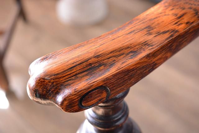 83168★英国 アンティーク アーツ アンド クラフツ 木象嵌 アームチェア 83168☆英国 アンティーク アーツ アンド クラフツ 木象嵌