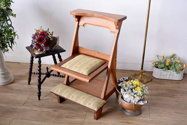 fo187-1 チャーチチェア - ANTIQUE LEAVES fo187-1 チャーチチェア - ANTIQUE LEAVES