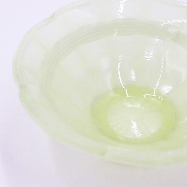 乳白色 ウランガラス コンポート ケーキスタンド 大正〜昭和 楽天市場