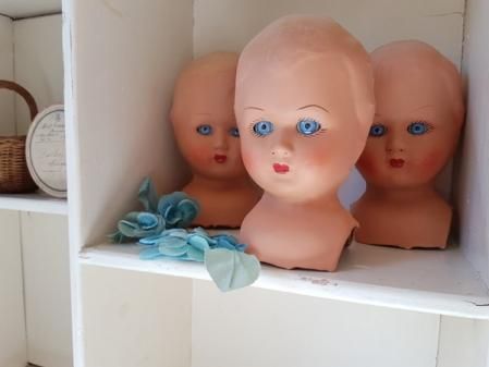 フランスアンティークパピエマシェドールヘッド パピエマルシェドールヘッド - ANTIQUE LEAVES