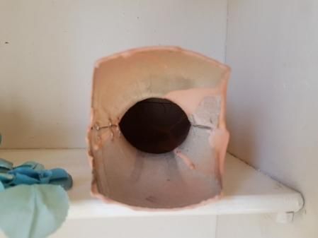 フランスアンティークパピエマシェドールヘッド パピエマルシェドールヘッド - ANTIQUE LEAVES