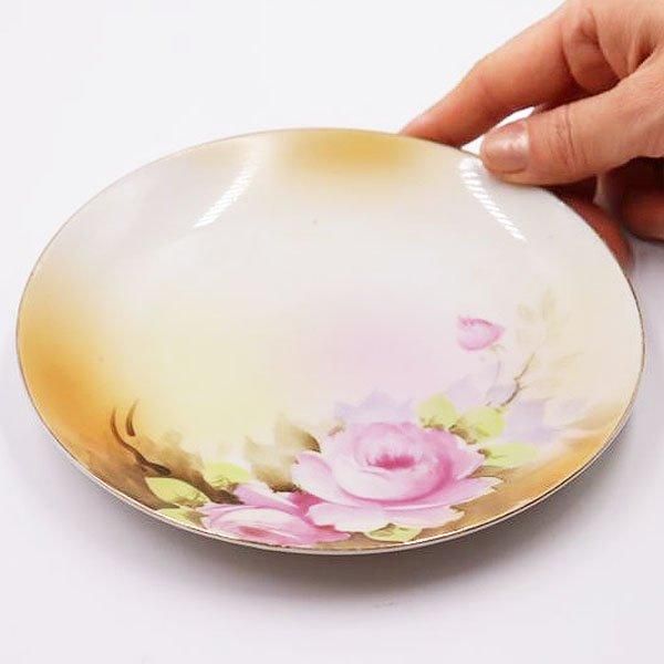 オールドノリタケ ハンドペイント 金彩薔薇絵 プレートセット 4枚 23cm アンティーク オールドノリタケ 手描き 薔薇絵飾り皿 - メルカリ