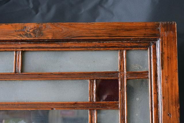 エッチングガラス ステンドグラス アンティーク 1920年代