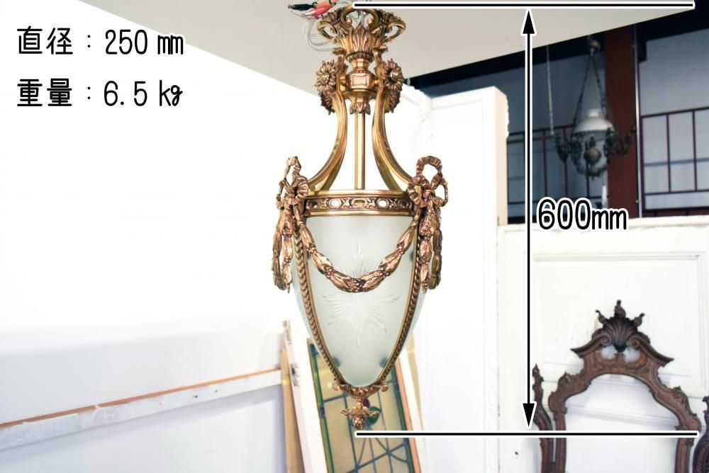 フランスの真鍮アンティークランプ フランスアンティークデスクランプ D ベッドサイド卓上真鍮ランプ