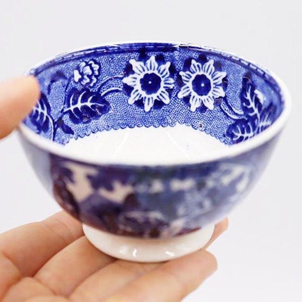 青と白の花模様 煎茶道具 陶器 青と白の花模様 煎茶道具 陶器
