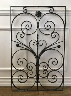 フランス アイアン窓飾り - ANTIQUE LEAVES