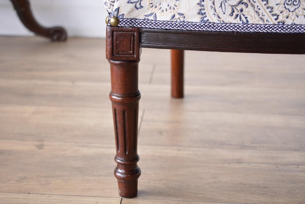 1880年代 英国製ローチェア｜ヴィクトリアン透かし彫り椅子