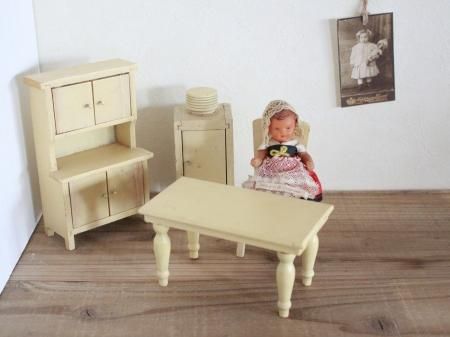 Wooden dolls sale house furniture sets