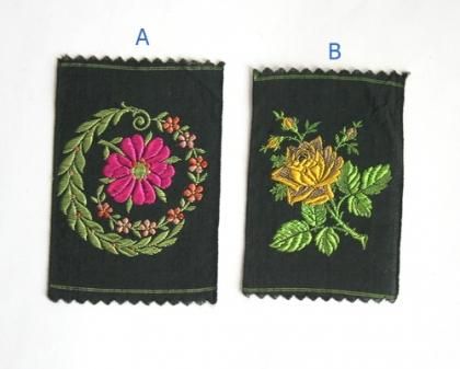 Amazon.co.jp: 花の刺繍のシガレットカード Mサイズ 60枚セット