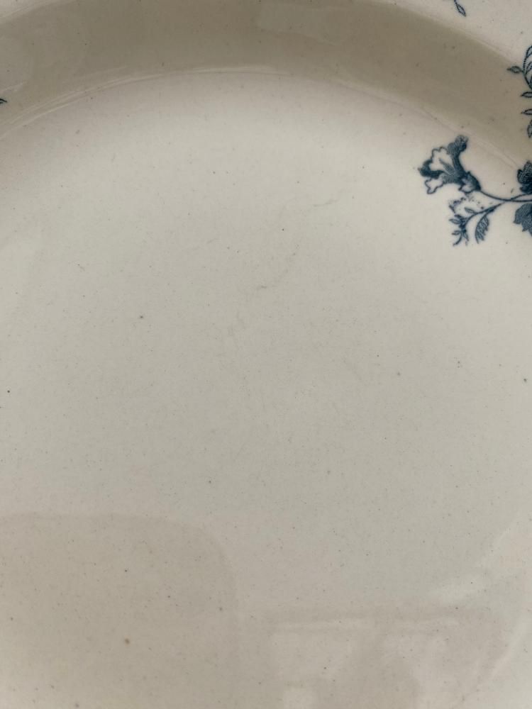 【蚤の市】フランスアンティーク サンタマン マリオン 深皿 プレート 2枚セット フランスアンティーク サンタマン Marion プレート2枚セット