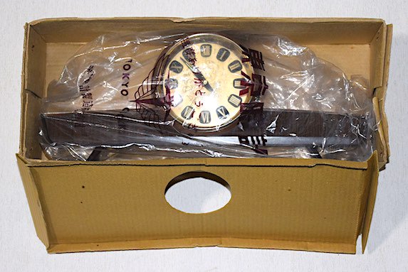 東京時計 飛行機型目覚時計 No.1785『コメット』箱付 昭和40年代【012