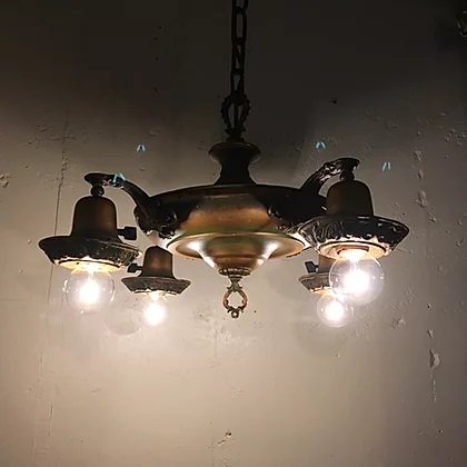 4 lights chandelier/WB-14の画像