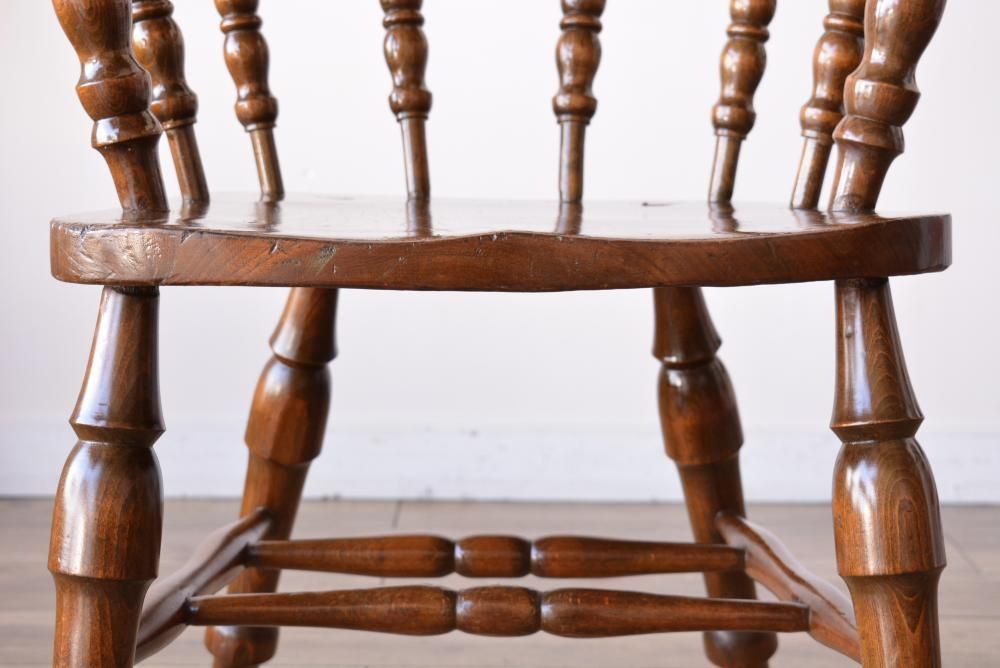 1890年代英国製キャプテンチェア｜無垢材×伝統美